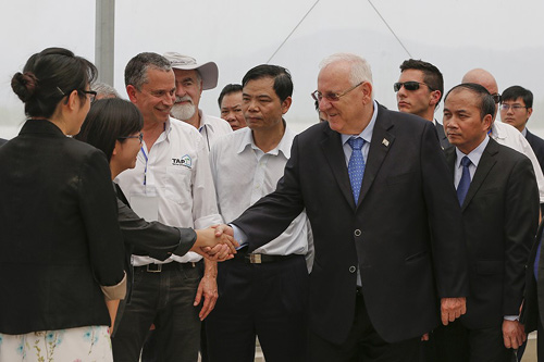 Tổng thống Israel và Phu nhân thăm nông trường VinEco Tam Đảo